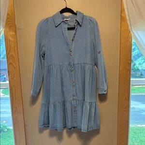 Aaron & Amber Light Blue Denim Dress